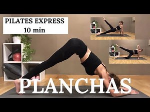 PILATES EXPRESS PLANCHAS (10 min) - Plancha frontal, lateral e invertida