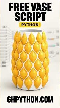 Parametric Vase - Grasshopper Python Script