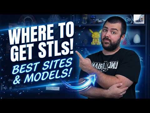 Where To Get AWESOME STL Files for 3D Printing!