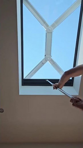 DIY manual roof lantern blind