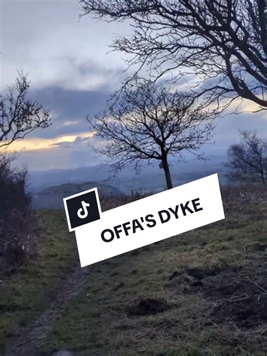 A great little section of the Offa's Dyke path - steep with great views of the North Wales coast and Eryri #offasdyke #nationaltrail #northwales #hikingwithdogs #clwydianrange