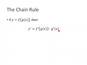 Calculus: The Chain Rule