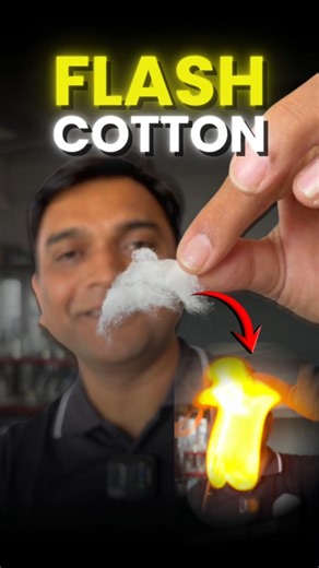 Satish Suryawanshi on Instagram: "Cotton Ya BOMB 💣 Nitrocellulose Explained 💥#chemistry #science #experiment"