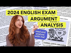 Argument Analysis: Analyse the VCAA 2024 Language Analysis exam with me!