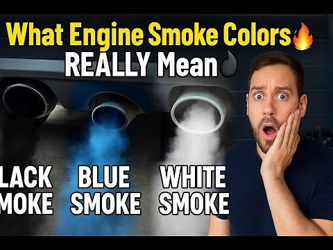 What Engine Smoke Colors REALLY Mean 🔥 (Black, Blue, White Explained & FIXED!)