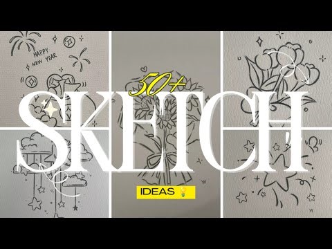 50+ Mini Sketch Ideas You Can Draw in Minutes | Cute & Easy for Beginners!