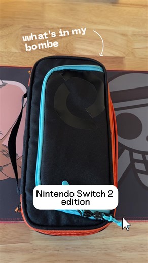 La Bomber Bag es taaan espaciosa que podrás tener todos los accesorios de tu Nintendo Switch 2 (o de versiones anteriores) en tu funda 🎮 #switch2 #accesorios #gaming #fundaswitch2 #tiktokgaming