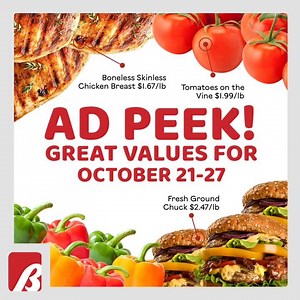 Get a Sneek Peek to our Weekly Ad and find incredible deals on...