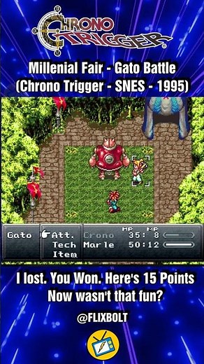 🤖 Chrono Trigger’s Gato: Leene Square’s Singing Training Bot | FLIXBOLT