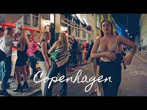 Copenhagen Denmark Nightlife July 2022 *EXTREME PARTY NIGHT* Busy Walking Tour 4k 🇩🇰