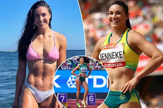 ‘Jiggling’ athlete Michelle Jenneke stuns in bikini photo after competition