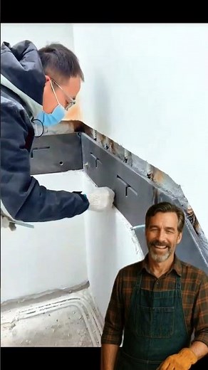 ¿Cómo instalan una escalera metálica flotante paso a paso? 🔩🏗️✨#creakuk #trucos #herrería #soldador