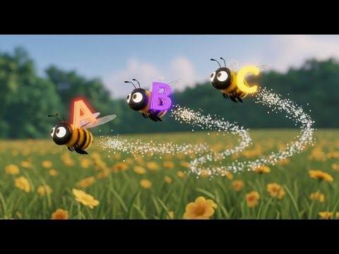 Learn ABCs with Busy Bees 🐝📚 | Alphabet Song for Kids | Learn A to Z Adventure