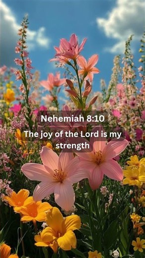 Nehemiah 8:10 The Joy of the Lord is my strength