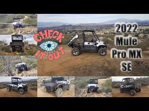 2022 Kawasaki Mule Pro MX SE Walk Around