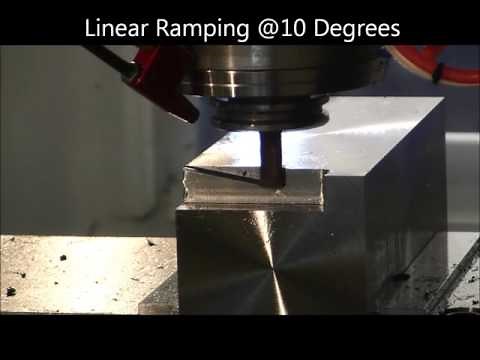 Five Flute Carbide End Mill With MQL Cutting Titanium Ti-6AI-4V