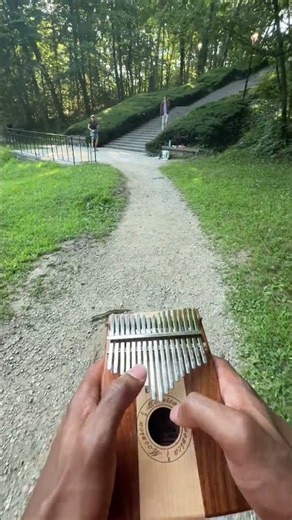 on a walk #music #kalimba