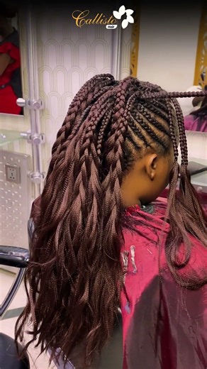 Easy and Simple inside Knotless Braids tutorial #humanhairnigeria #braids #hairstyles