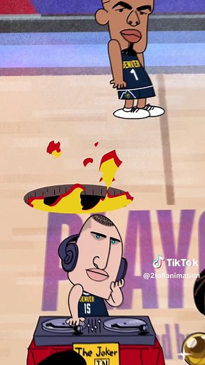 Aaron Gordon is feeling the Heat #animation #nbaplayoffs #nba #nbaplayoffs2023 #nuggets #heat #nbafinals