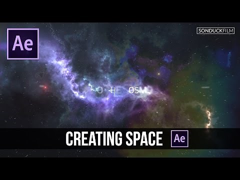 After Effects Tutorial: Creating a Space Intro or Scene