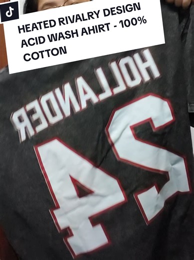 Heated Rivalry Acid Wash Tee for Plus Sizes