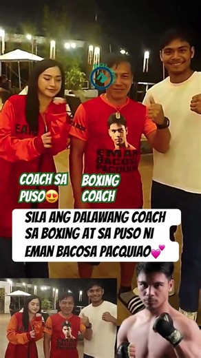 SILA ANG COACH SA PUSO AT BOXING NI EMAN BACOSA PACQUIAO #emanbacosapacquaio #jillianward