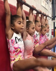 These little gymnasts 😍 Their strength 😍 Their leos 😍 🎥: @mg_elite | FloGymnastics