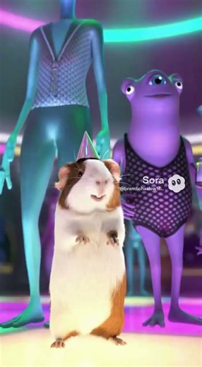 Guinea pig and alien party! #guineapigs #guineapigshorts #guineapig