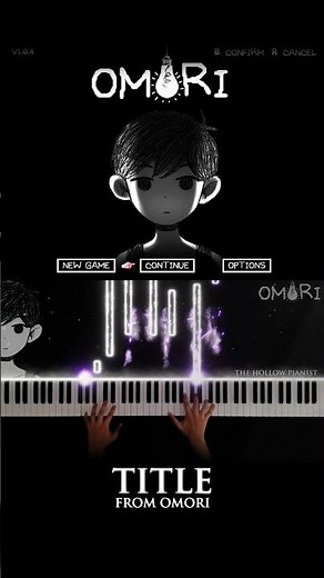 ⬆️ OMORI - TITLE [Piano Tutorial] | The Hollow Pianist