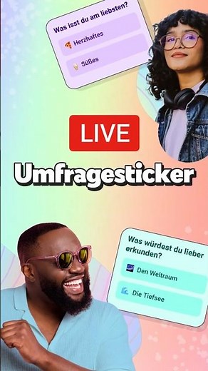 ANLEITUNG: Einen Live-Umfrage-Sticker hinzufügen ✅