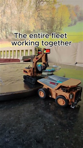 Tiny Construction Crew at Work! 🚜👷‍♂️ (1:64 Scale) #tiktokmademebuyit #worldwideshipping
