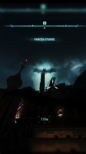 Soaring Over Gotham in 4K 😮‍💨 | Batman Batwing Glide #arkhamknight #batman #gotham #4k #realistic