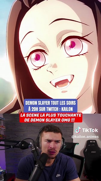 Partie 185 | ⚠️REDIFF COMPLÈTE SUR MON PATREON : Kailon🚨 Tous les soirs en live à 20h sur Twitch : Kailon Viens découvrir ou redécouvrir avec nous DEMON SLAYER ! Si tu viens de ce réseau et que tu prends avant la fin de semaine tu as 10% avec le code : KLN10 Vous m’avez énormément demandé de regarder cet animé et bien le voici ! Est ce mieux que NARUTO ou SNK ? A tres vite sur un live 🔥 #react #manga #demonslayer #tanjiro #animé nezuko 🚨 FAKE BLOOD🚨 FAKE WEAPON 🚨 FAKE FIGHT ! Muzan - Nezuko