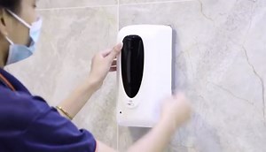 Automatic Hand Sanitizer Dispenser Wall Mount, Liquid Hand Sanitizer Spray Dispenser, 33oz/1000ml Touchless Hand Soap Dispenser for Commercial Industrial Hospitals Office Public