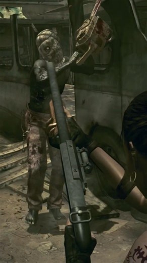 Chainsaw Majini battle in Resident Evil 5