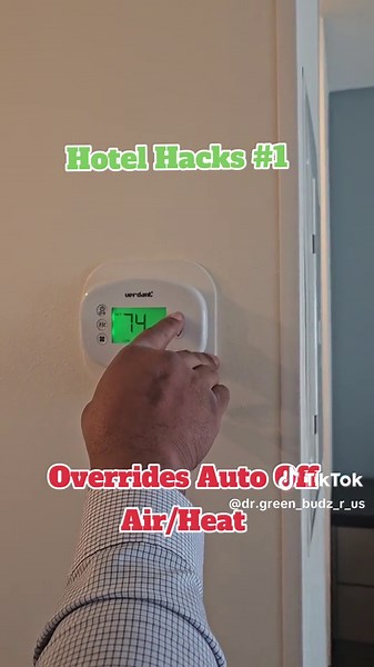 Verdant Thermostat Override: Hotel Hack #1