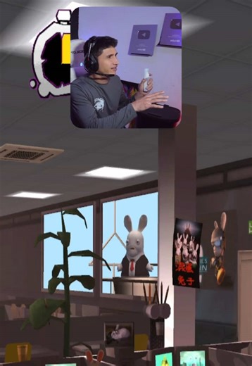 Que no te caché el jefe 👨‍💻. #wii #raymanravingrabbids #clips