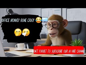 Office Monkey Gone Crazy 😂🖥️When a Monkey Becomes the Office IT Guy 😂 | Funniest Tech Comedy!