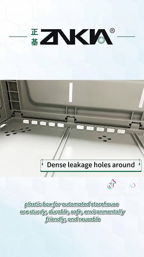 Plastic box for automated storehouse are suitable for storing materials on high-level shelves in automatic three-dimensional warehouses, and can also be used in conjunction with conveyor lines, conveyor belts, and product sorting. There are partition grooves inside the box, which can be freely added with partitions to divide the space equally, suitable for fine management of multiple materials in one box. The turnover box in the warehouse meets standardized requirements, is sturdy, durable, safe