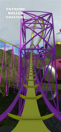 Hello Kitty Roller Coaster in 360° POV 🎢 #Shorts