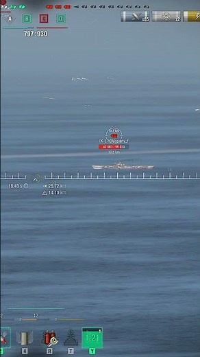The longest range devastating strike in World of Warships 31 5KM