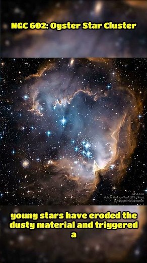 Astronomy Picture of the Day - NGC 602: Oyster Star Cluster