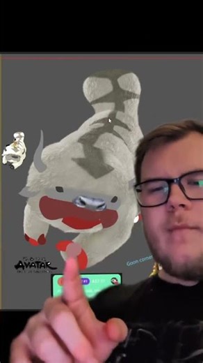 Turning Appa realistic in photoshop part 3 #avatar #airbender #thelastairbender