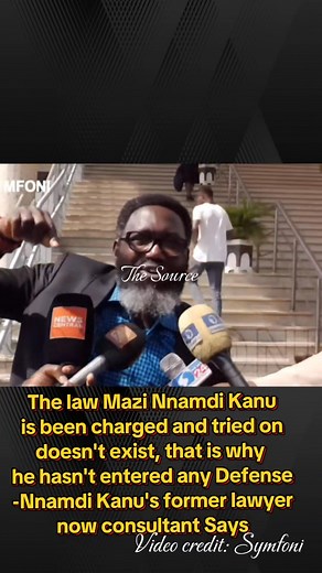 53K views · 640 reactions | Nnamdi Kanu can't be tried on a law that doesn't exist, this is why he hasn't opened his defense-Former lawyer says #thesource #fyp #reelsviralシ | The Source. | Facebook
