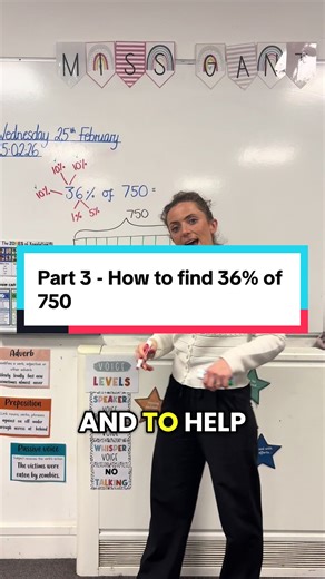 How to Visually Find 36% of 750