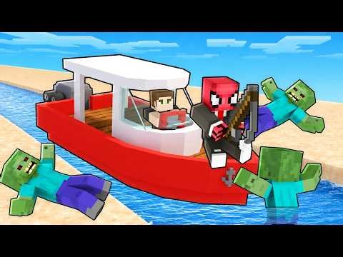 ÇÖLDE TEHLİKELİ DENİZ YOLCUĞU - Minecraft