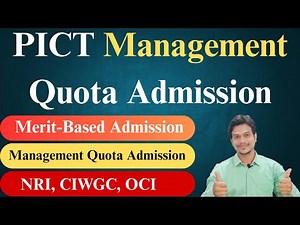 PICT Management Quota Fees | PICT Pune Direct Admission | PICT Cutoff Mht Cet | MHT CET Counselling|