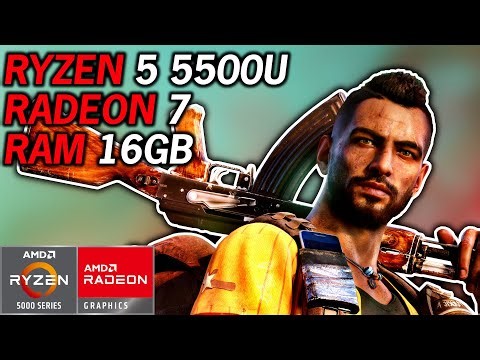 Far Cry 6 | AMD Ryzen 5 5500U Radeon 7 Graphics 16GB DUAL CHANNEL RAM 1080P/720P Performance Test