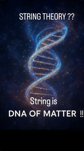 “Is String the DNA of the Universe? 🌌”#CosmicDesign #StringTheory #QuantumUniverse #originofuniverse