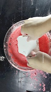 Fay's Asmr on Instagram: "Chalk Crushing in water and Dipped into paste #reel #satisfying #asmr #chalk #gymchalk #explore #homemade #short #yt #facebook #instagram"